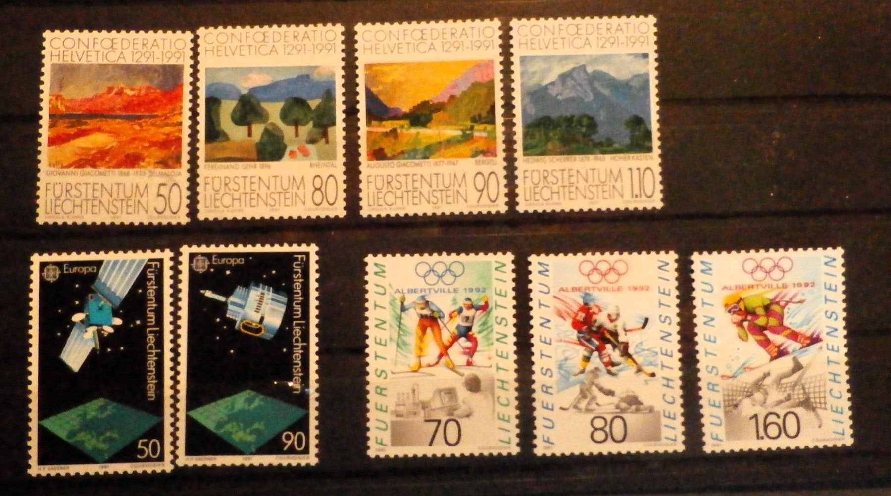 Tutti i francobolli: FL 1991 3 Sätze** – Nuovo (secondo la descrizione) da Kehrsatz venduto da Bernherb2 1