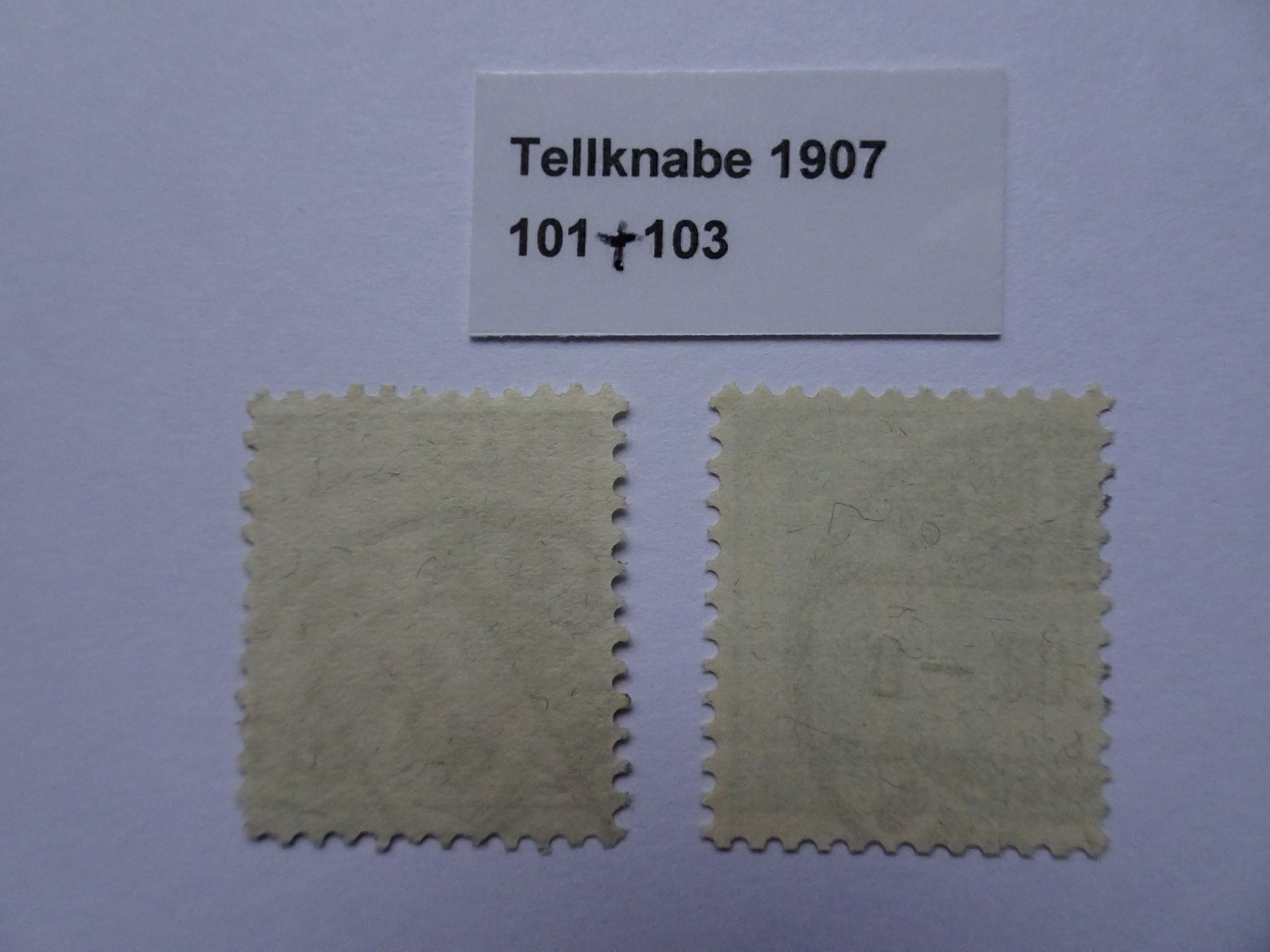 Tous les timbres: 1907 – D'occasion à Aadorf par Chnorli-Furz 1