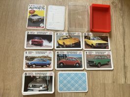 QUARTETT Autos '75 , 32 Spielkarten
