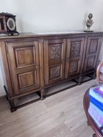 Holzkommode mit Schnitzereien Antik Stil