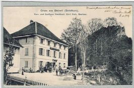 Beinwill SO Kur- und  Gsthaus Neuhüsli mit Kutsche , 1910