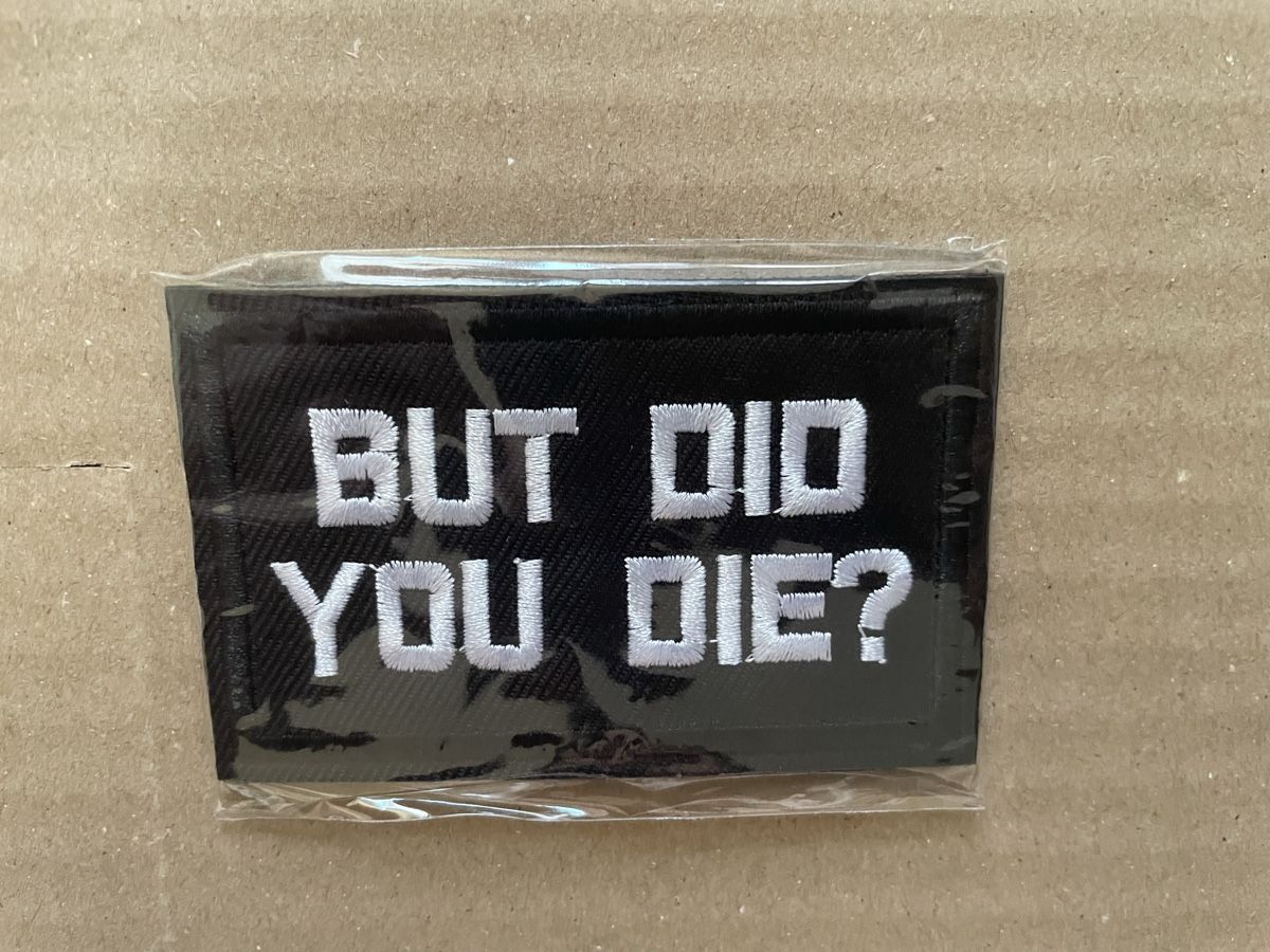 Toppe: Écusson brodé moral patch 8x5cm vélcro  Tissu – Nuovo e nell'imballaggio originale da Grandson venduto da RioDeltaLima