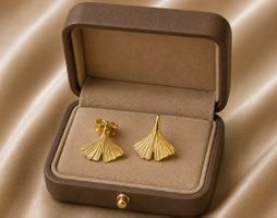 Ohrstecker Ginko 375 Gold