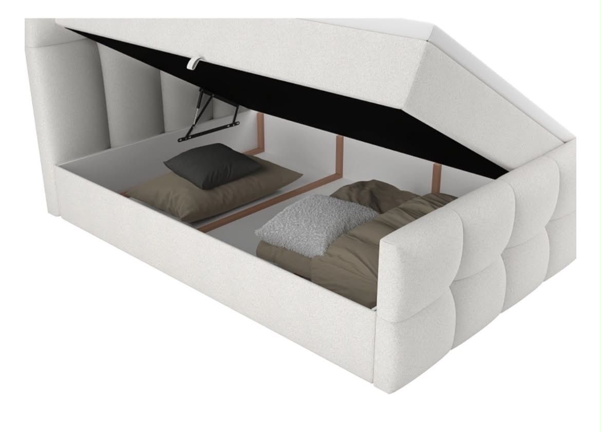 Betten: Polsterbett Einzelbett mit Bettkasten hellbeige neu – Neu (gemäss Beschreibung) aus Buchrain von mara_lkm 1