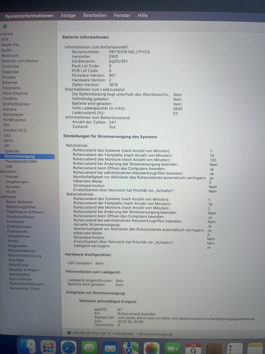 Apple Notebooks: Macbook Pro 16 GB RAM | 512GB SSD – Neu (gemäss Beschreibung) aus Küssnacht am Rigi von ric_27vw 3