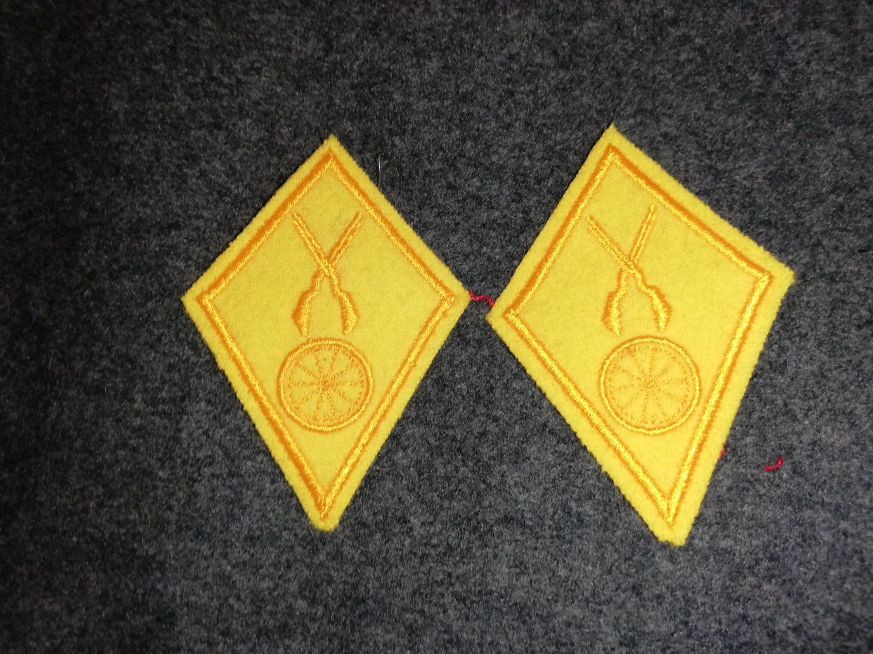 Schweizer Armee Placchette & Badge: Insignes de col Armée Suisse – Usato da Romanel-sur-Lausanne venduto da A559JBB