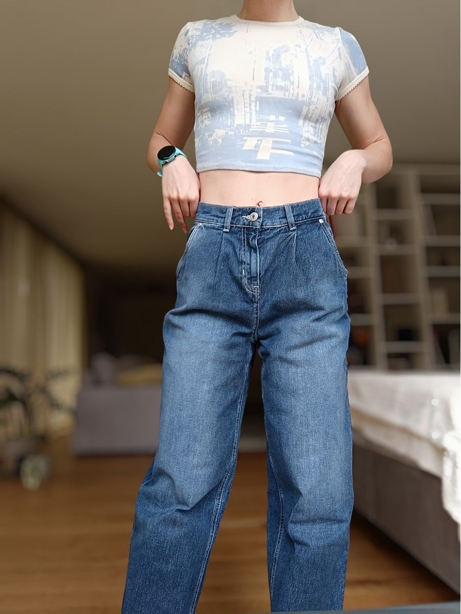Jeans: FUTUREPEOPLE WIDELEG JEANS, BLAU – Usato da Zürich venduto da dbu_s8p2