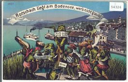 Rorschach liegt am Bodensee, wers nicht glaubt- Frösche