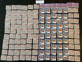 100.10Fr Frankaturware ungestempelt lot Sammlung 143x0.70Fr
