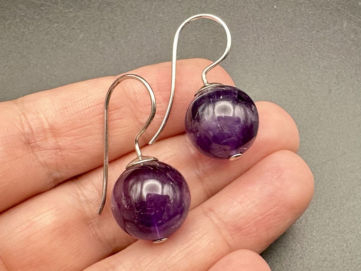Ohrringe & -stecker: Ohrringe mit Amethyst – Gebraucht aus Lamone von LaCantinaMagica 6