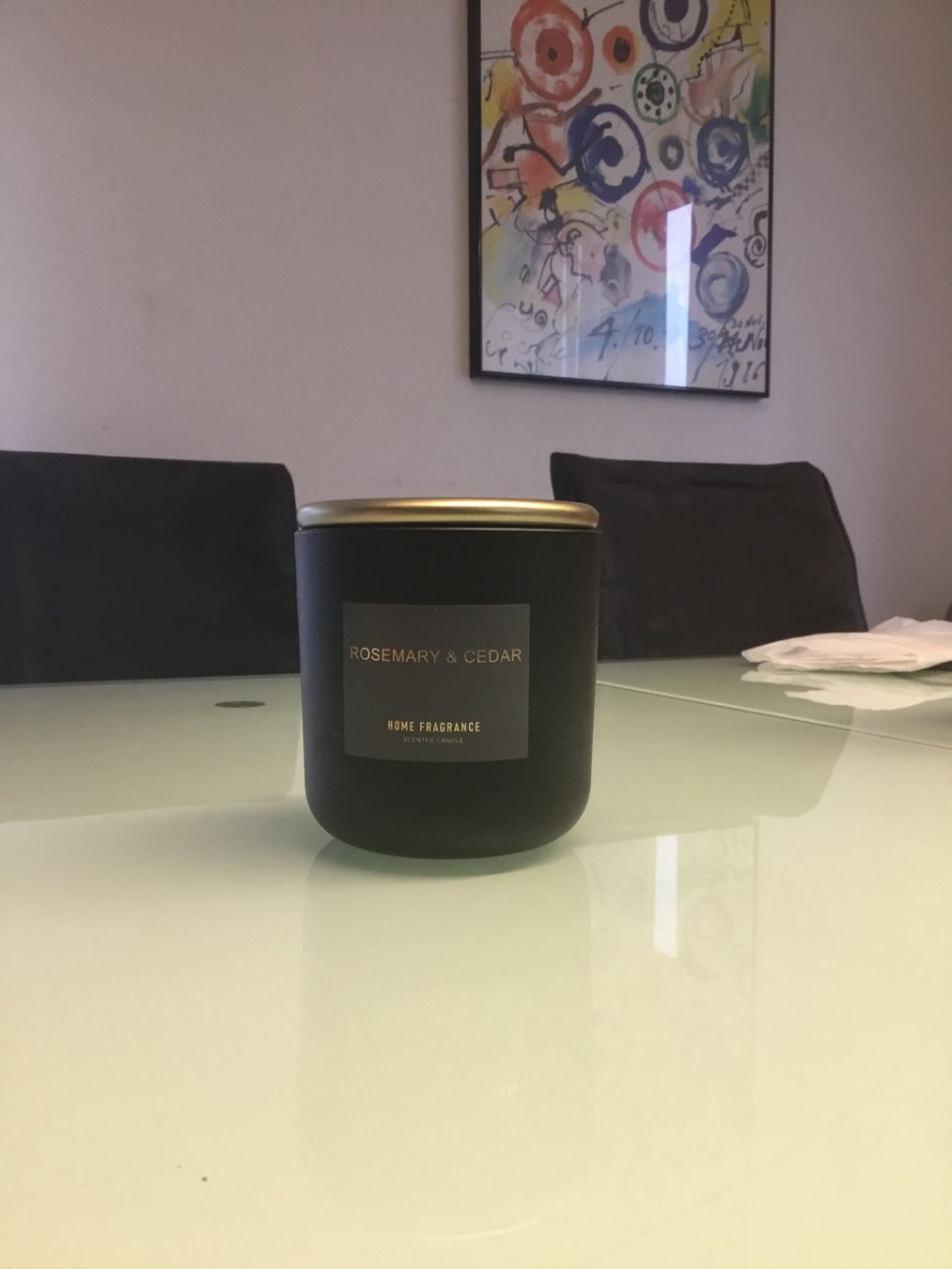 Candele: Duftkerze Rosemary & Cedar – Nuovo e nell'imballaggio originale da Frauenfeld venduto da stern081