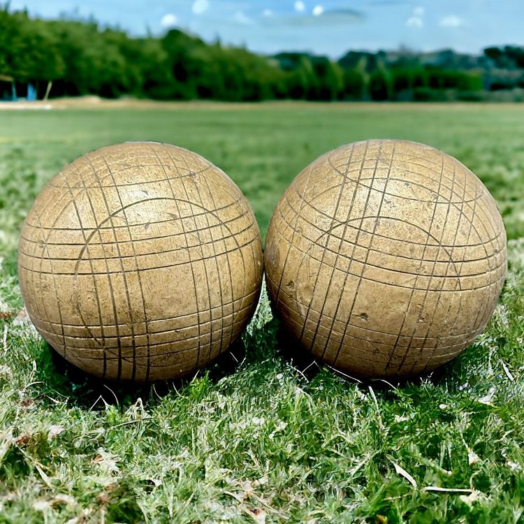 Boules De Noël Vintage En Fil Coloré Avec Effet Neige - Décoration Ancienne - Occasion