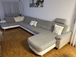 Grosse 4.25m Wohnlandschaft mit Schlaffunktion