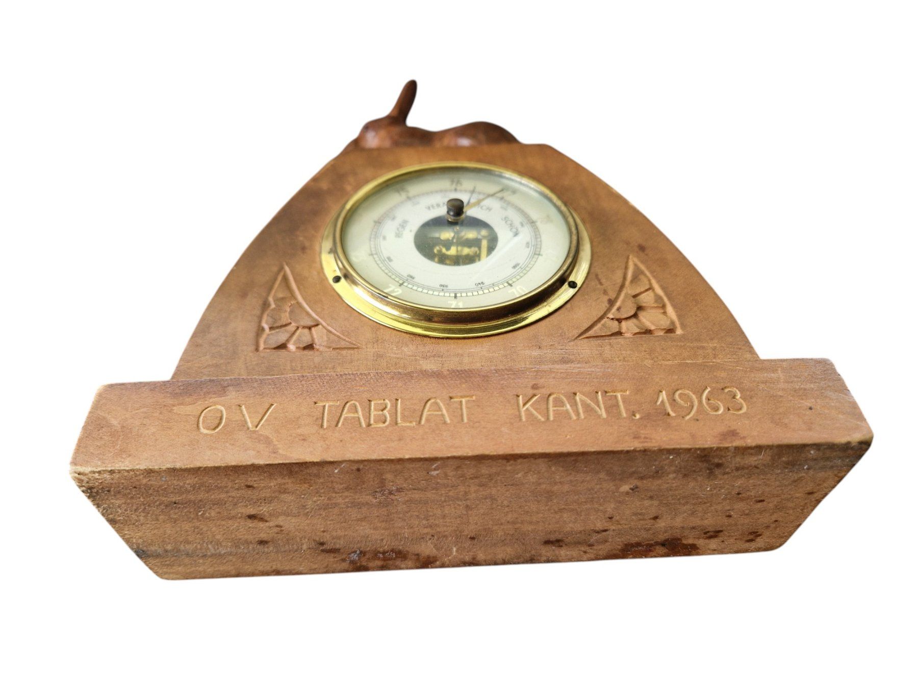 Autres appareils anciens: antikes Barmometer geschnitzt – D'occasion à Mörschwil par antiksalon 4