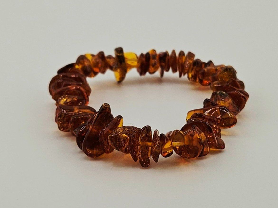 Bracelets: Bernstein-Armband Braun Heilsteine/Natursteine – Neuf avec emballage d'origine à Thalwil par seasons