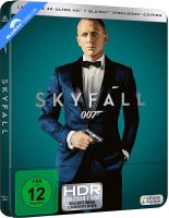 Blu - ray James Bond 007 - Skyfall - Steelbook 4K + Blu-ray