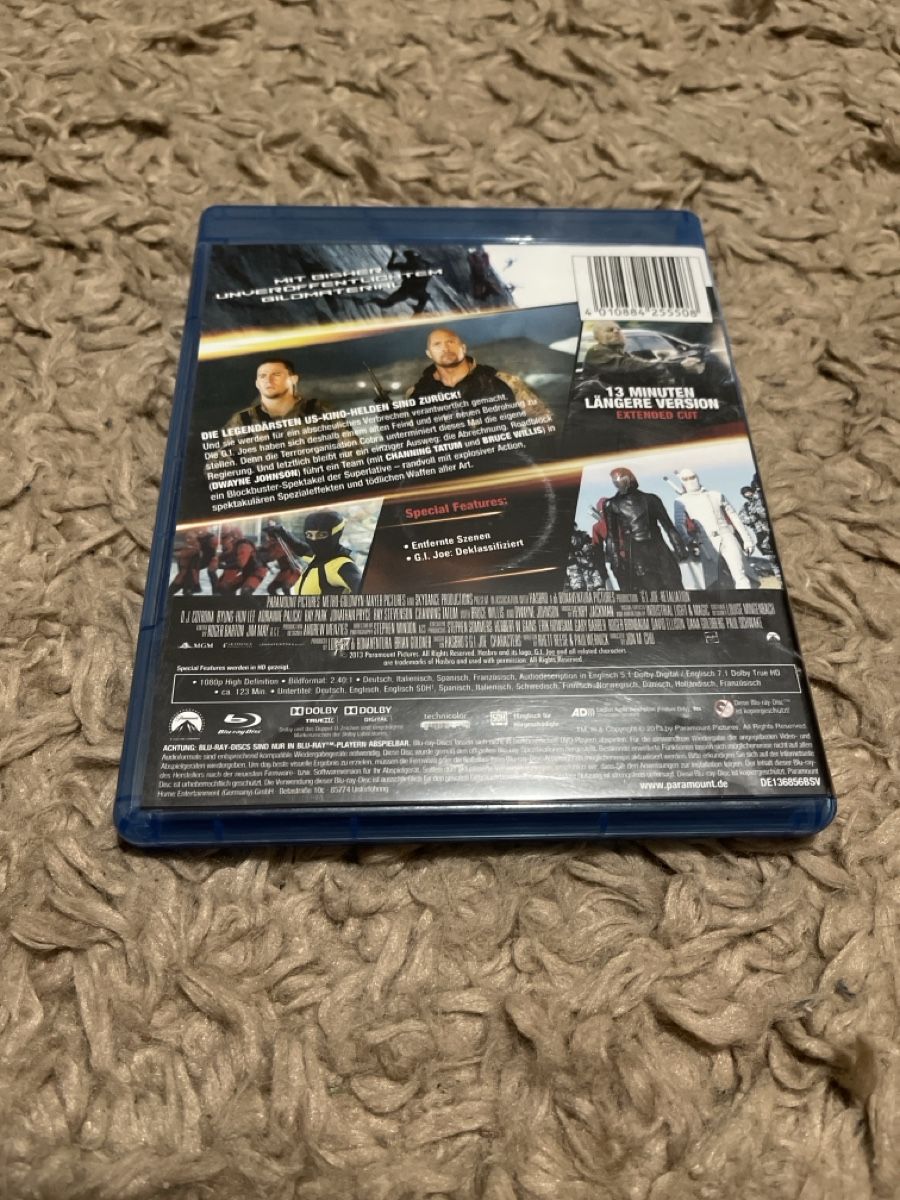Alle DVDs: Blu-ray G.I. Joe Die Abrechnung Extended Cut  – Gebraucht aus Unterkulm von AnoliOccasion 2