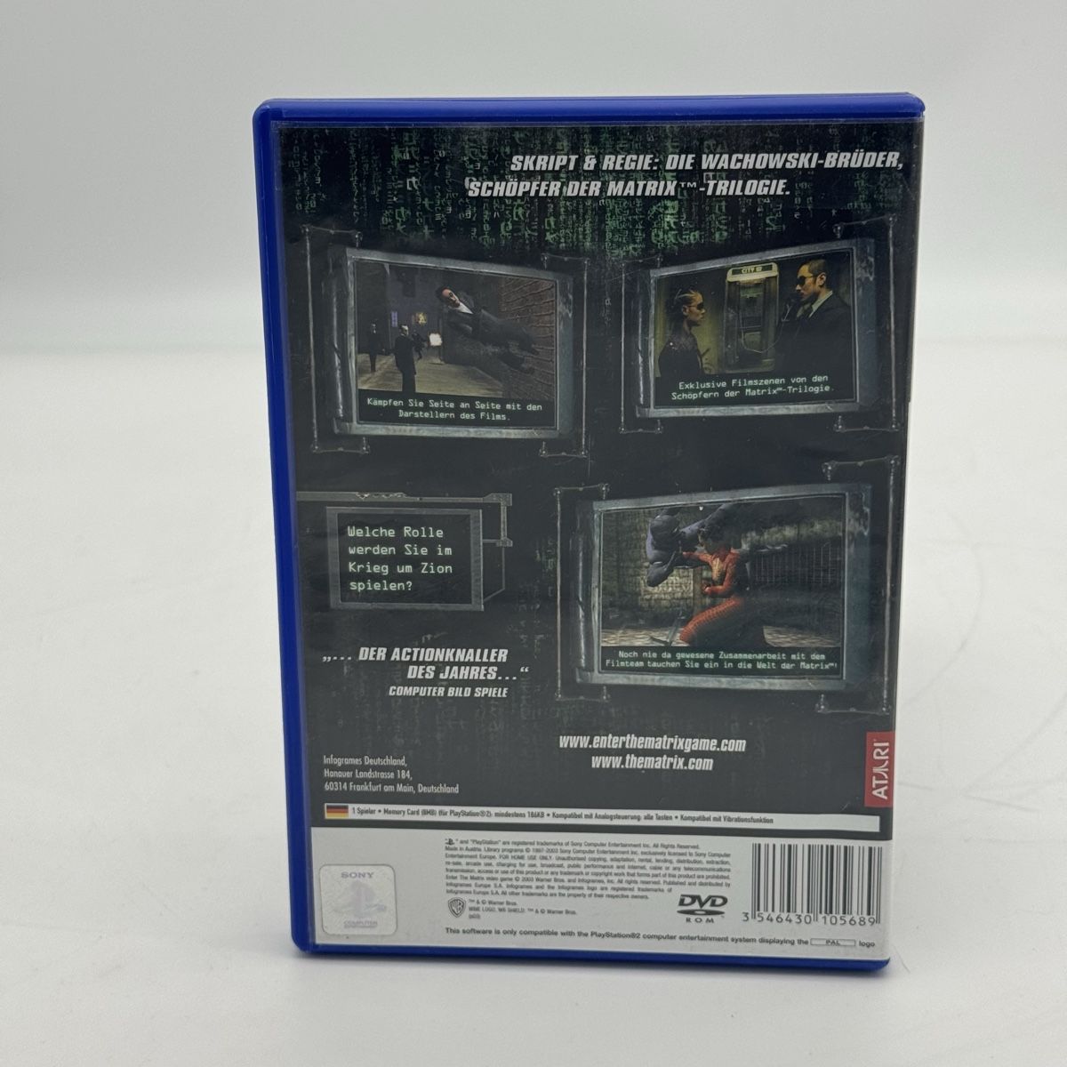 Sony Spiele: Enter the Matrix | PS2 PlayStation 2 | Komplett | Atari – Gebraucht aus Kloten von Warehouse81 1