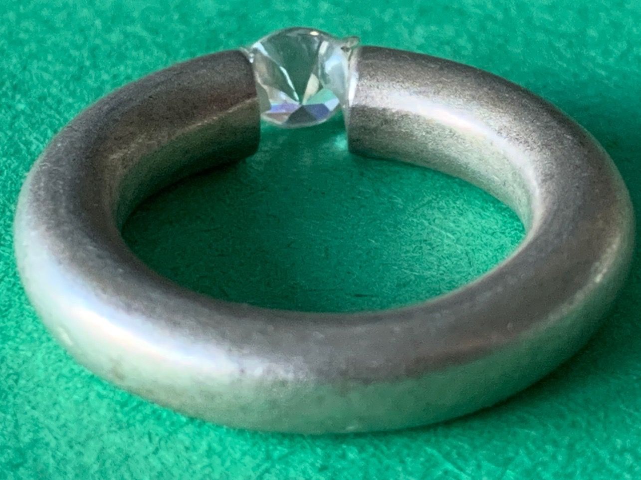 Anelli: Silberring UNI mit Diamantimitat (55) – Usato da Dittingen venduto da Bijoubelle 9