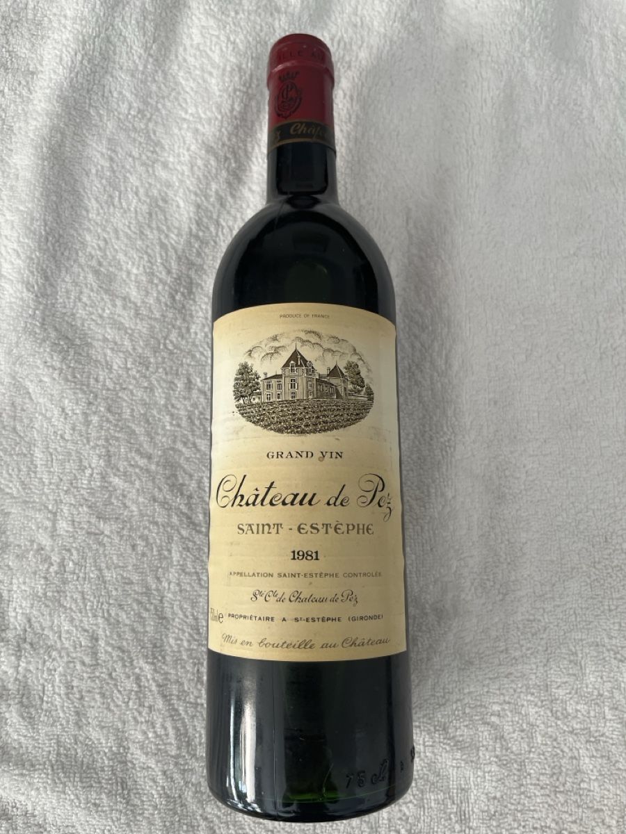 Vins: Rotwein Château de Pez Saint-Estèphe 1981 – Neuf avec emballage d'origine à Gockhausen par London95