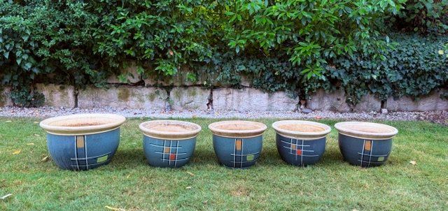 Pots de fleurs: 5 Blumentöpfe – D'occasion à Bad Zurzach par kimaro