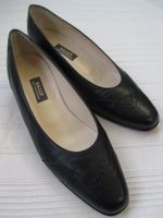 BALLY - schwarze Vintage Leder Pumps Gr. 41 (UK 8 E)