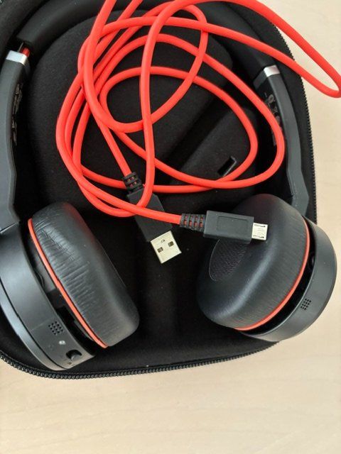 Jabra Kopfhörer: Jabra Evolve 65 Stereo Bluetooth Headset inkl. Etui – Neu (gemäss Beschreibung) aus Dietikon von inf_gw9p 1