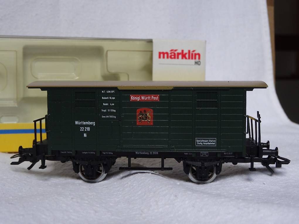 Modellini di ferrovie: Sonderwagen Set Deutsche Post – Usato da Riken AG venduto da Heizer56 4
