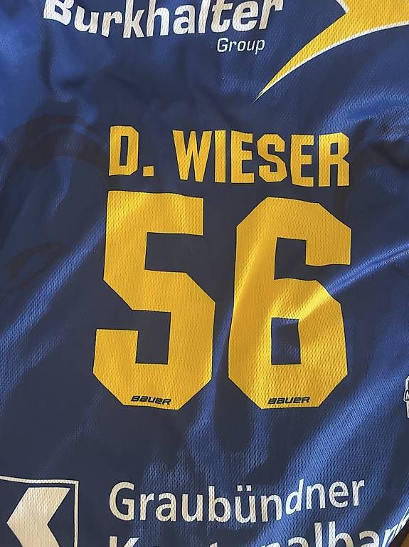 HC Davos Canottiere & Pantaloni: HC Davos Trikot D. WIESER 56 – Usato da Uster venduto da chlini1983 3