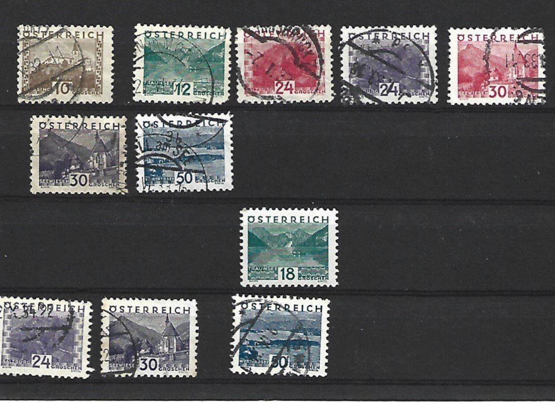 Alle Briefmarken: 1932 Österreich – Gebraucht aus Trübbach von Sammer51