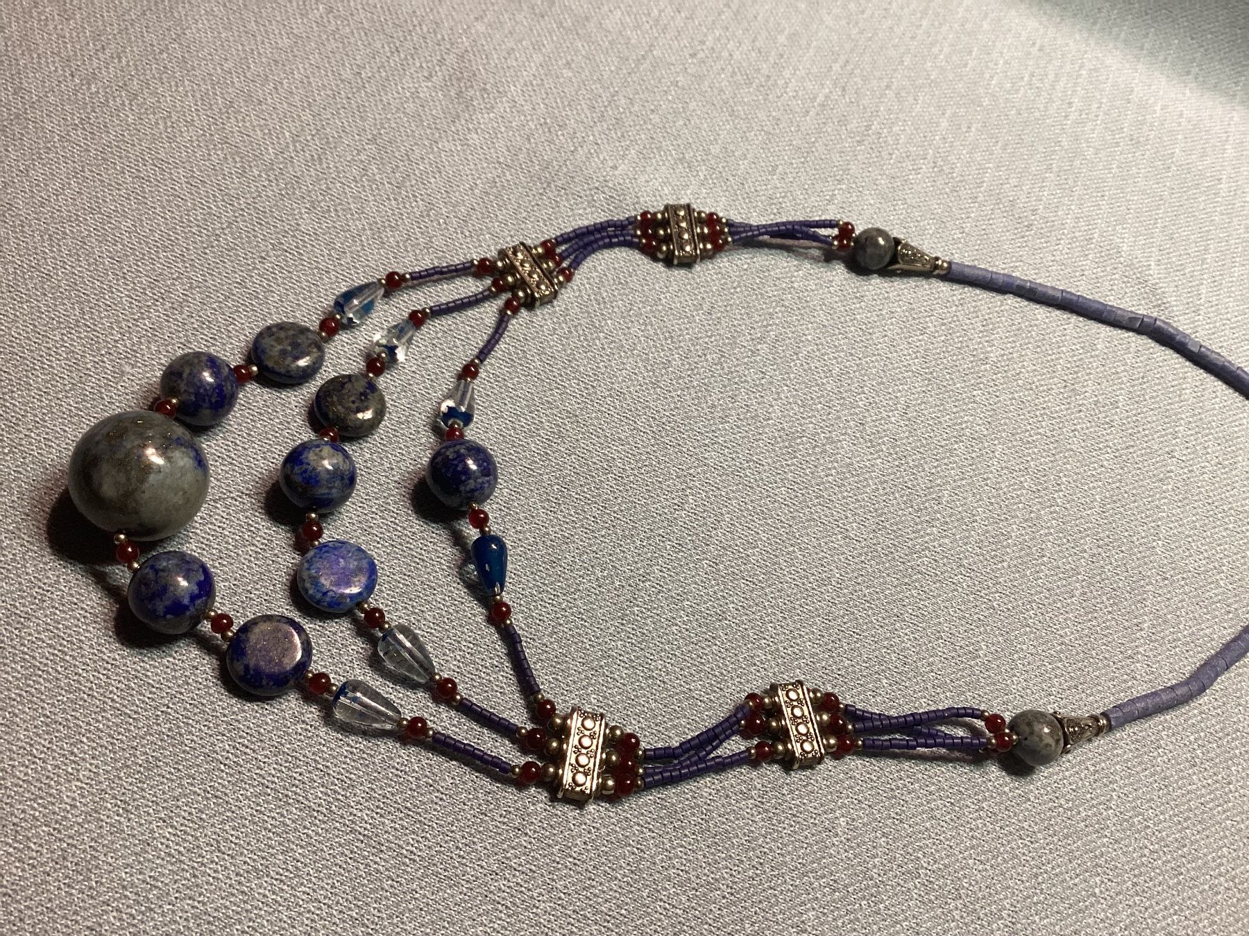 Catenine: Wunderschöne Halskette mit natürlichem Lapislazuli – Usato da Laax venduto da kri_95f5 3