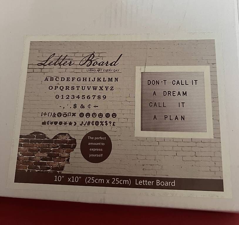 Tutte le decorazioni: Stillvolles Letterboard – Usato da Allschwil venduto da Funlady91 3