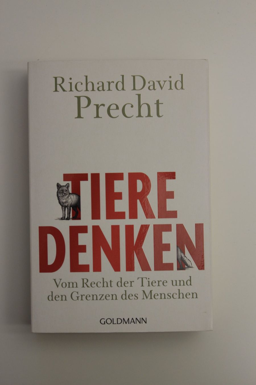 Libri: Richard David Precht: Tiere Denken - TB – Usato da Winterthur venduto da sellboter