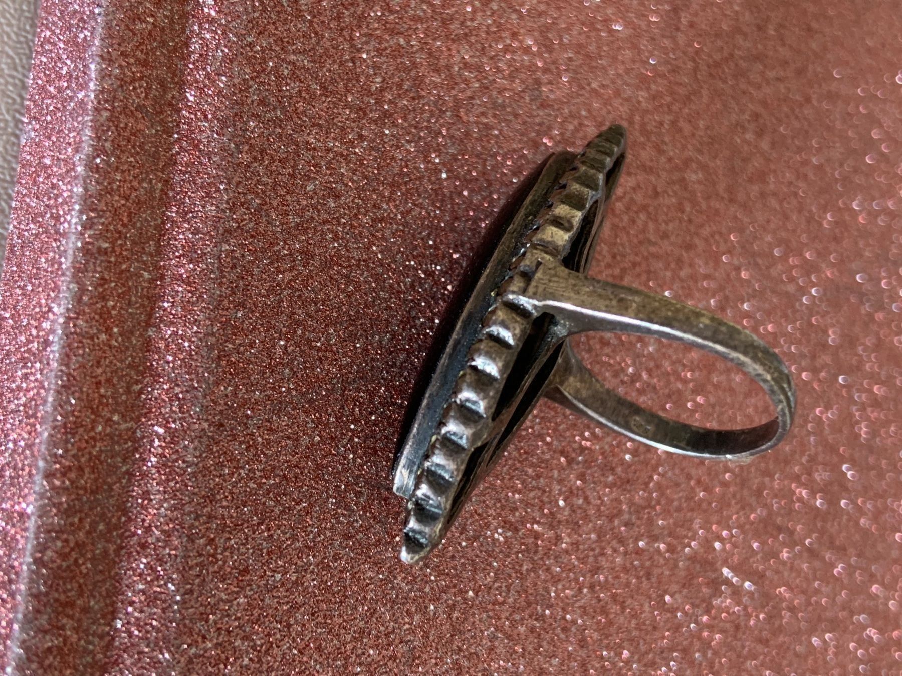 Onyx Ringe: Ring ONYX-MANDELFORM rg 52 – Gebraucht aus Dittingen von Bellevista 6