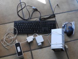 NEUE TASTATUR, MODEM SWISSCOM, ANERE MODEM WEGEN VLAN, MAUS