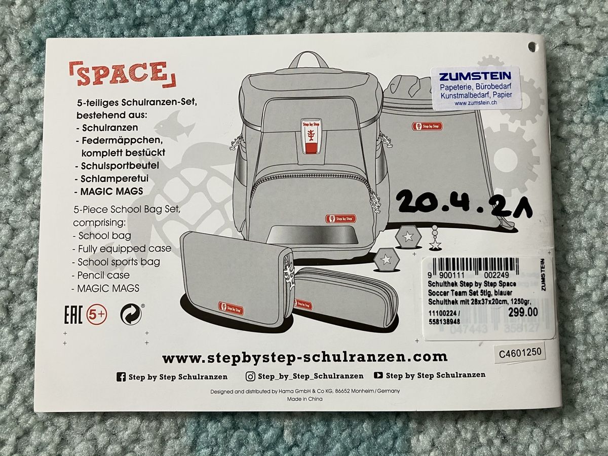 Step by Step Kindertaschen: Schulthek Step by Step – Gebraucht aus Riedikon von Manly13 8