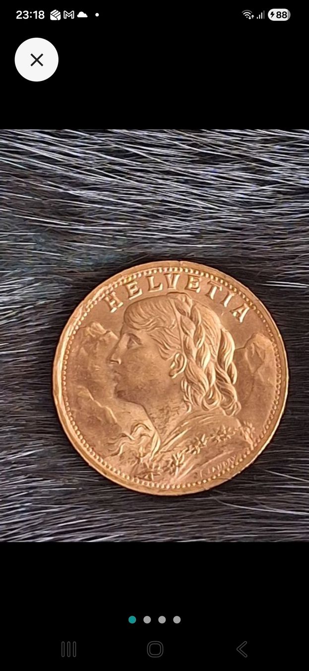 Alle Münzen: Goldfreneli Fr.20.- von 1935 CH – Gebraucht aus Rheinfelden von Cleopatra2000
