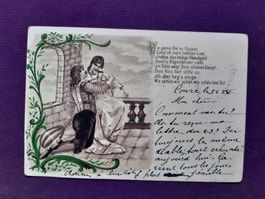 alte Postkarte von CHUR nach SIERRE von 1901 !!!