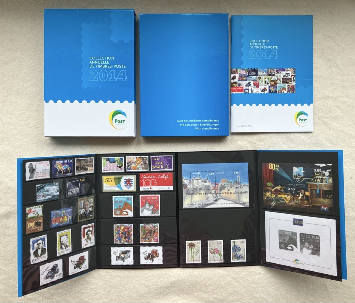 Tous les timbres: Luxembourg Post Stamp Collection 2014 - Collectors Item – Neuf (Voir description) à Wettingen par BAG4478