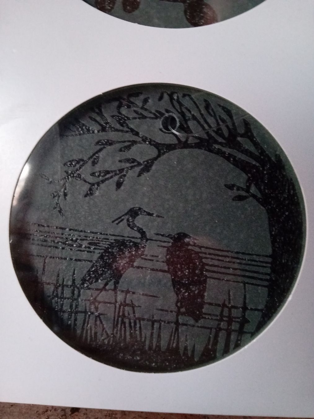 Tutte le decorazioni: Deko Glasscheiben Duo Vogel als Deko oder Untersetzer – Nuovo e nell'imballaggio originale da Dussnang venduto da kevin0812 4