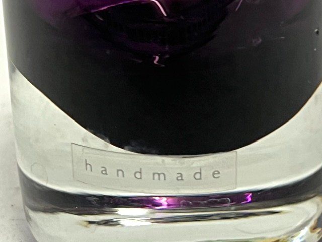 Murano Vasi & Recipienti: Kleine violette Glasvase handgemacht – Usato da Zürich venduto da gigimai67 3