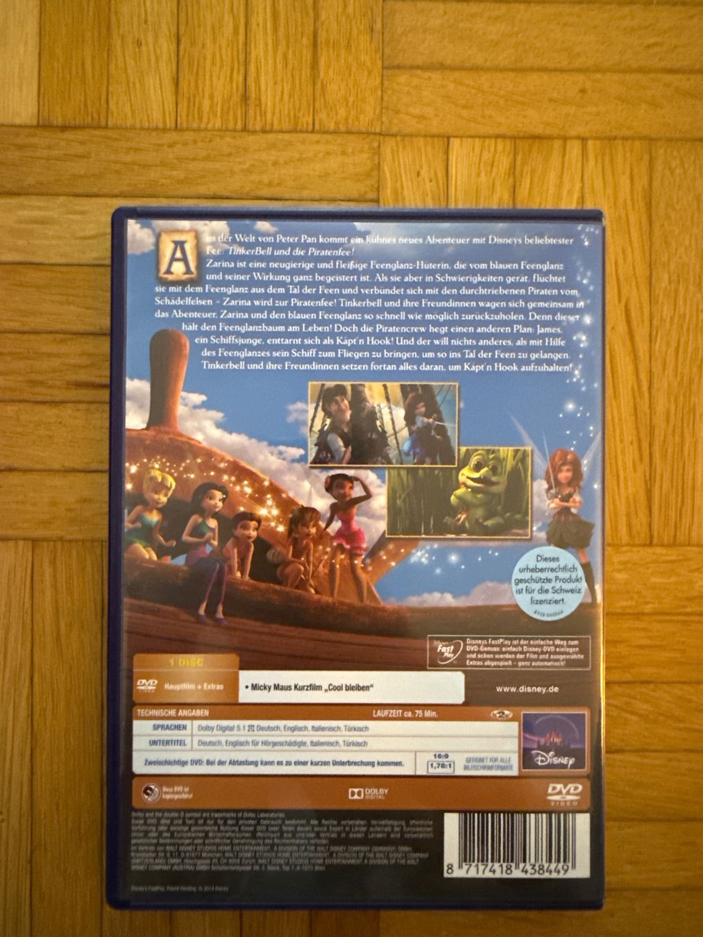 Tutti i DVDs: TinkerBell Piratenfee – Usato da Brunnen venduto da pel_vk7g 1