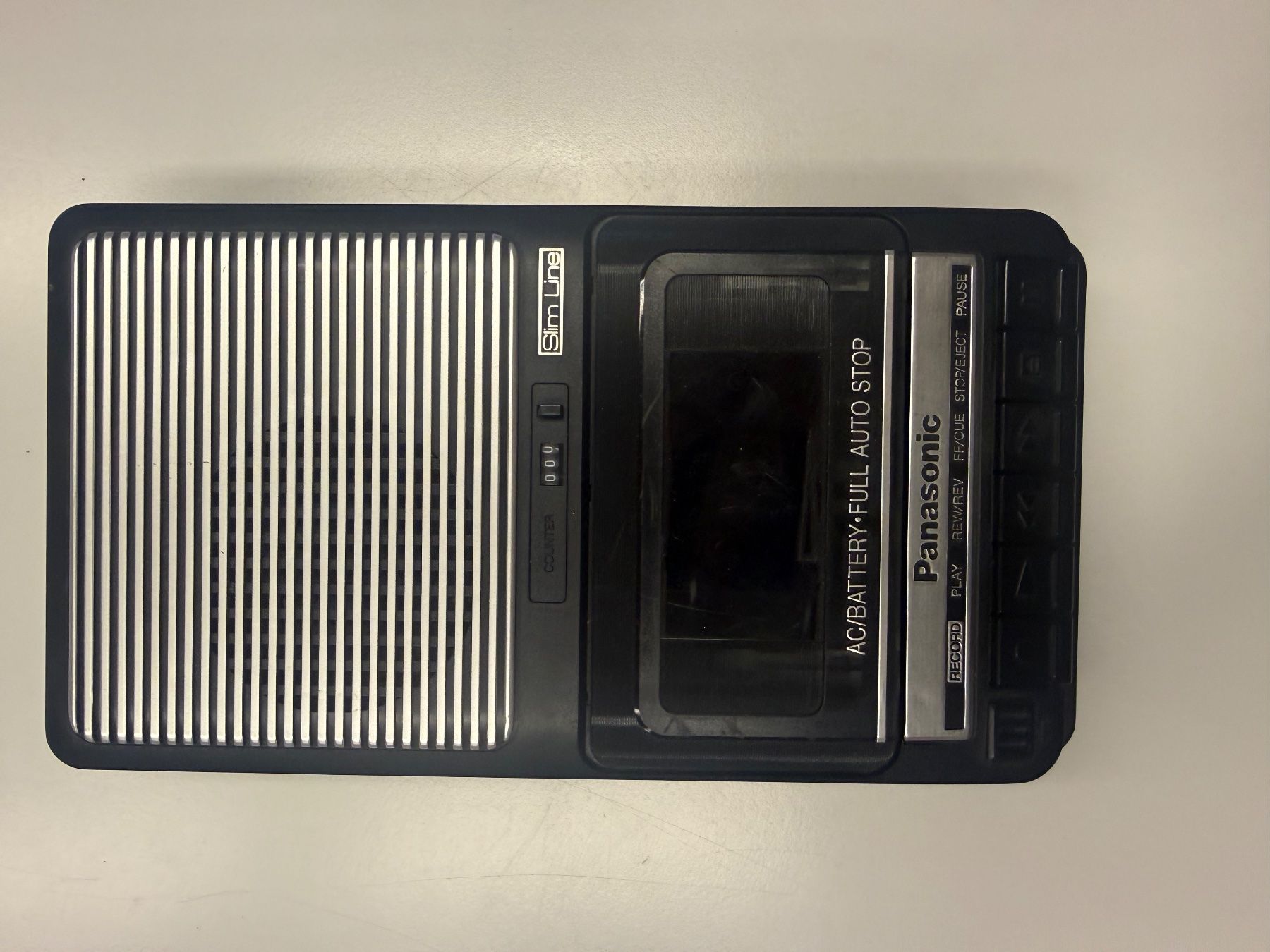 Panasonic Registratori: Panasonic Slim Line Kassette Recorder – Usato da Sarmenstorf venduto da SimonScheurer