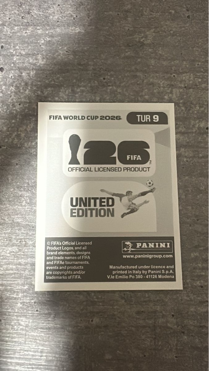 Panini Carte collezionabili: TUR 9 , FIFA WORLD CUP 2026 PANINI  – Nuovo (secondo la descrizione) da Frauenfeld venduto da 1PegPeg1 1