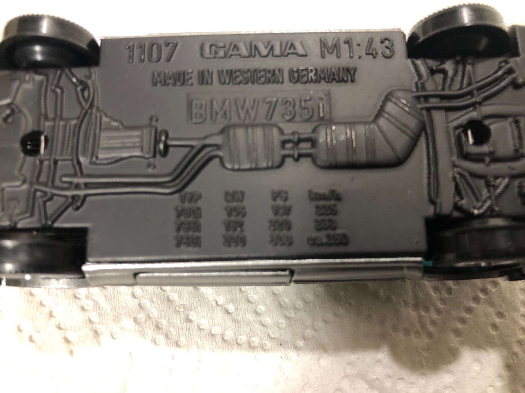 Modellini d'auto: Bmw 735 i – Usato da Reinach AG venduto da rares75 1