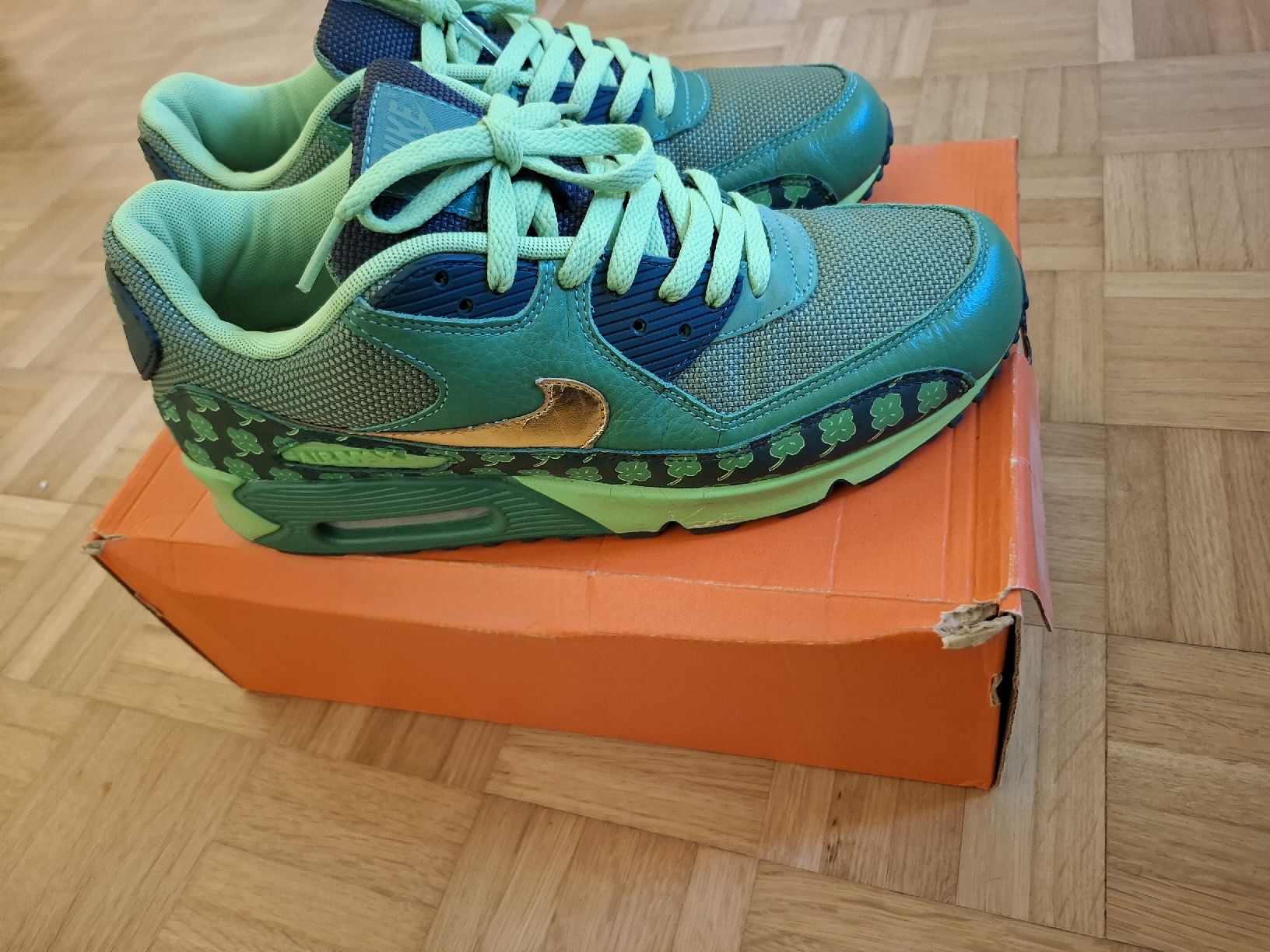 Nike Scarpe da uomo: Nike Air Max 90 St. Patricks Day 2007 42.5 – Nuovo e nell'imballaggio originale da sissach venduto da maa_57j5