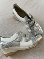 Sneakers Gr.37 ultraweich elegant Glitzer Leder Schuhe