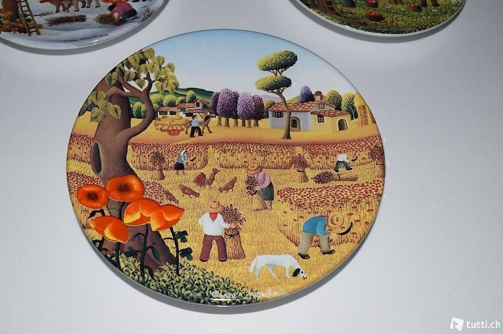 Tutte le decorazioni: 3 Piatti da appendere per decorazione – Nuovo (secondo la descrizione) da Coldrerio venduto da camillo71 2