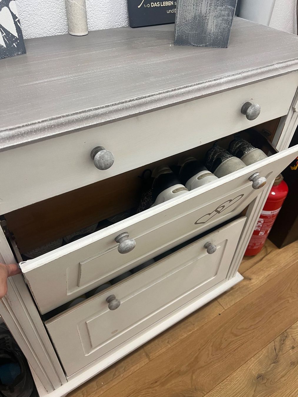 Vintage Shabby Chic Schränkli, Kommode, weiss, Top! (Gebraucht) in ...