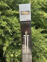 Torche de jardin Kynast Exclusiv inox hauteur 120 cm